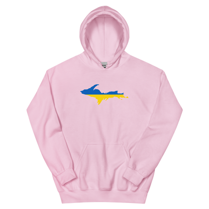 Michigan Upper Peninsula Hoodie (w/ UP Ukraine Outline) | Unisex Standard