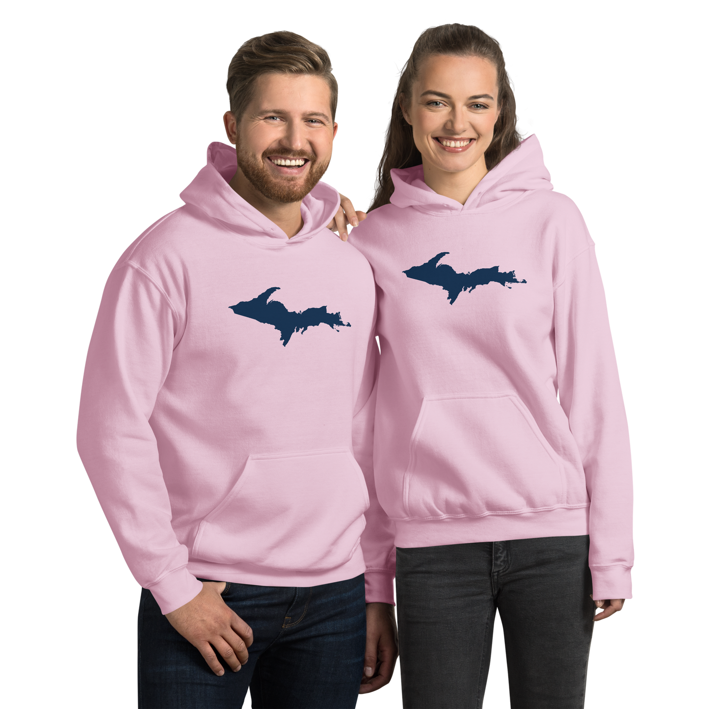 Michigan Upper Peninsula Hoodie (w/ UP Outline) | Unisex Standard