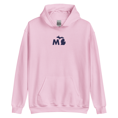 Michigan 'MI' Hoodie (Geometric Sans Font) | Unisex Standard - Emb.