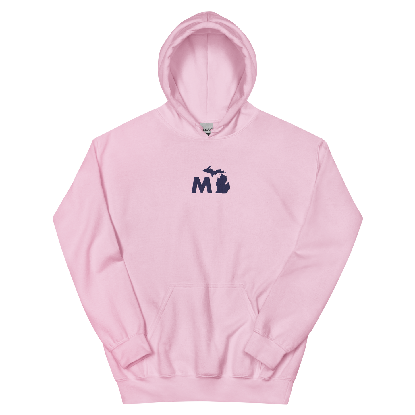 Michigan 'MI' Hoodie (Geometric Sans Font) | Unisex Standard - Emb.