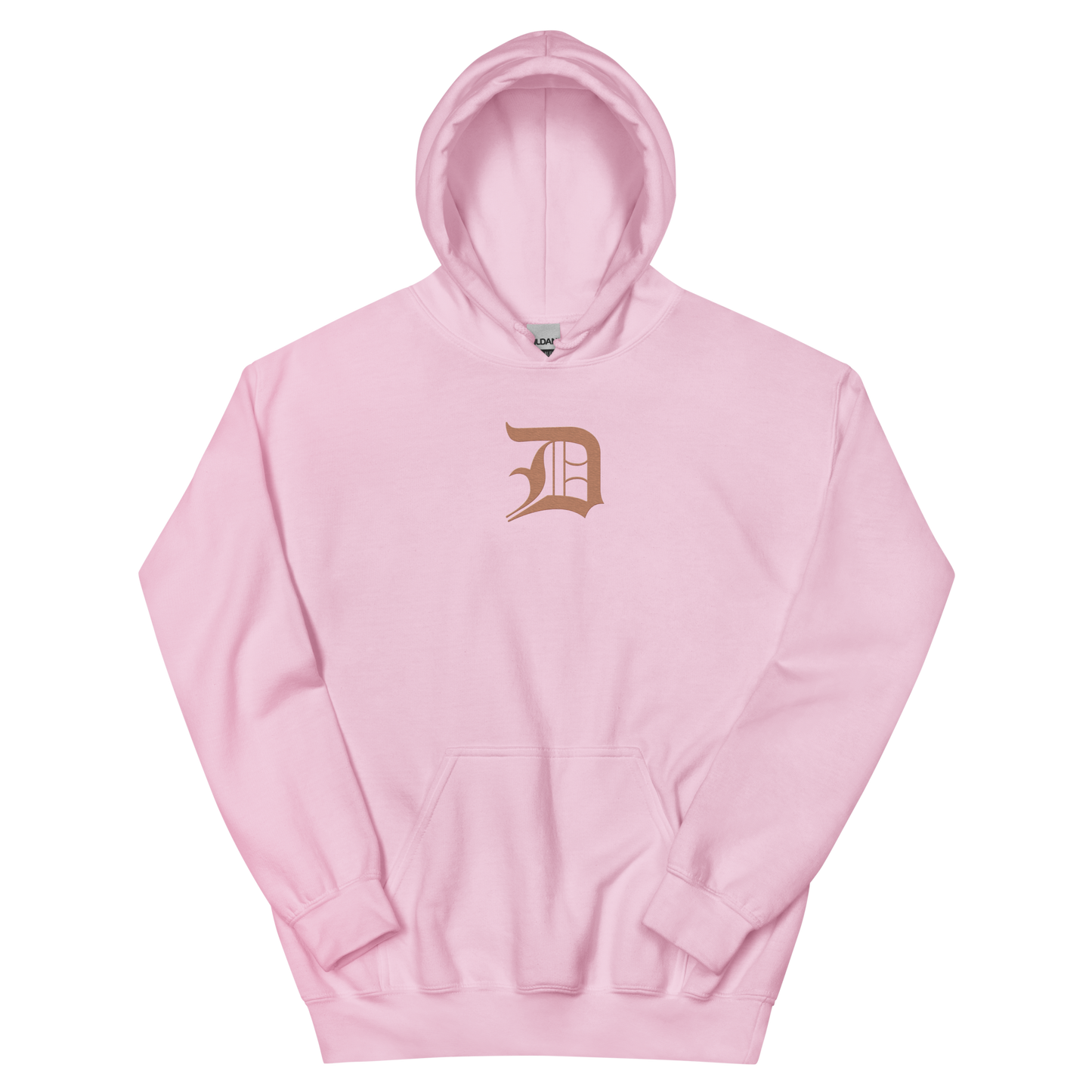 Detroit 'Old English D' Hoodie (Copper Color) | Unisex Standard - Emb.