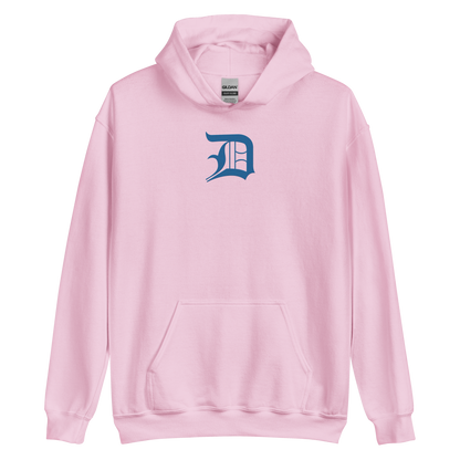 Detroit 'Old English D' Hoodie (Azure) | Unisex Standard - Emb.