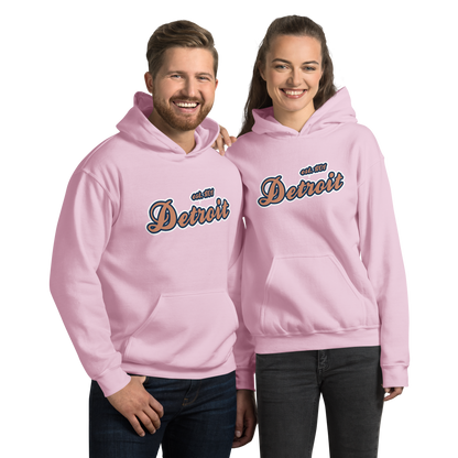 'Detroit EST. 1701' Hoodie (Copper Script Font) | Unisex Standard