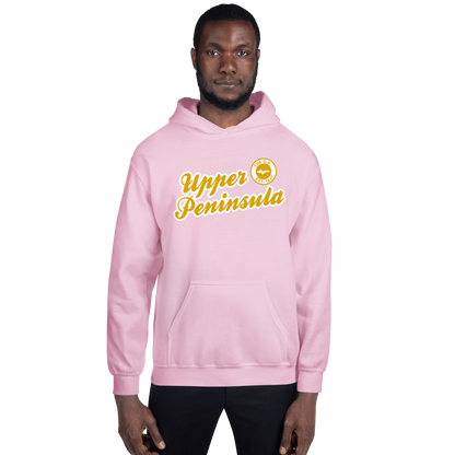 'Upper Peninsula EST. 1837' Hoodie (Gold Script Font) | Unisex Standard