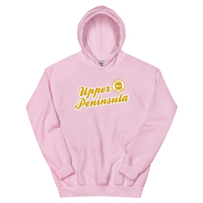 'Upper Peninsula EST. 1837' Hoodie (Gold Script Font) | Unisex Standard