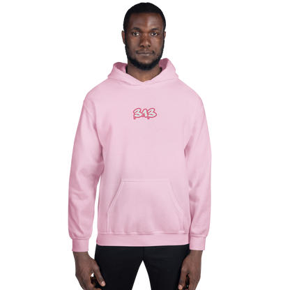 Detroit '313' Hoodie (Rhodochrosite Pink) | Unisex Standard - Emb.