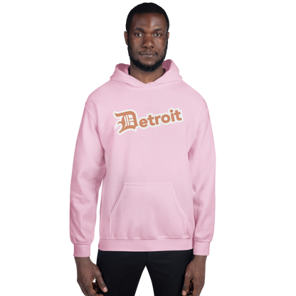 'Detroit' Hoodie (Copper w/ Old English 'D') | Unisex Standard