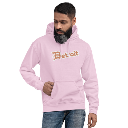 'Detroit' Hoodie (Copper w/ Old English 'D') | Unisex Standard