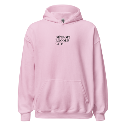 'Détroit Rocque Cité' Hoodie | Unisex Standard - Emb.