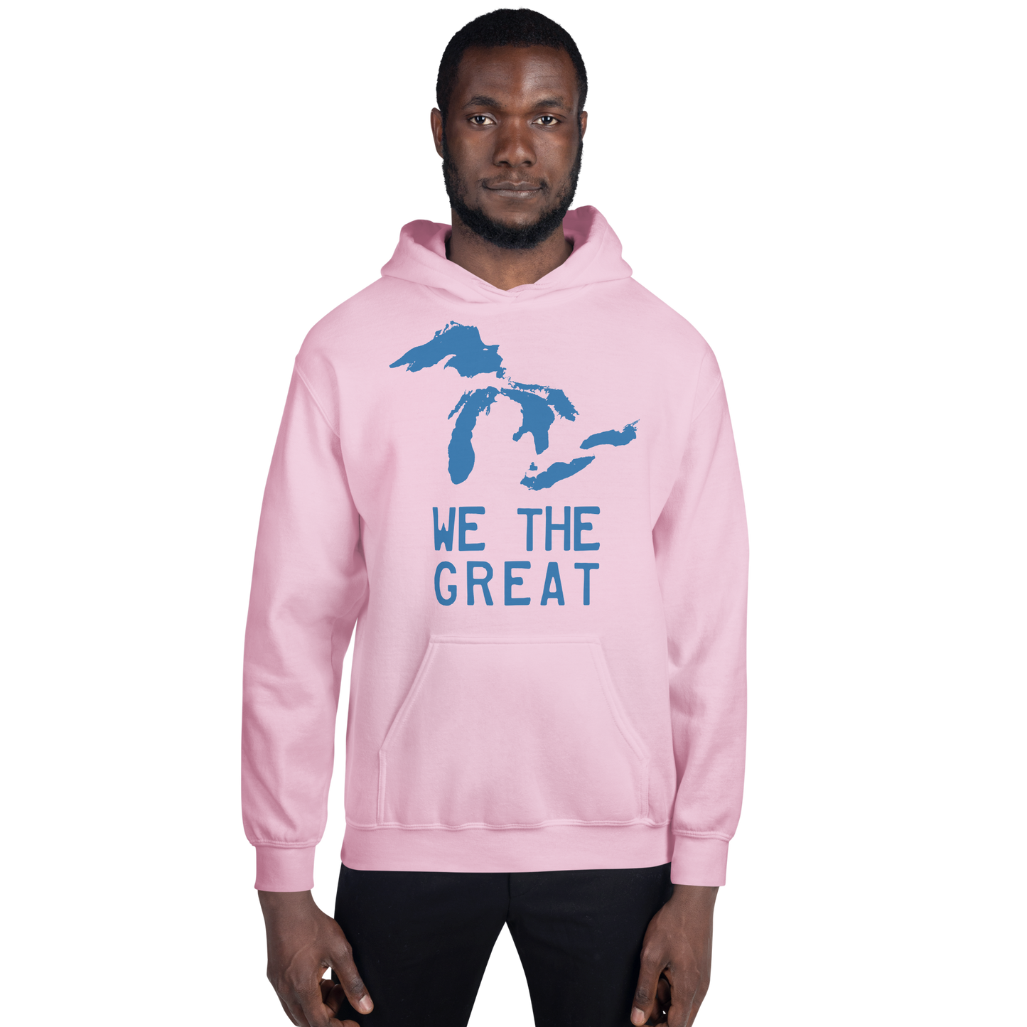 Great Lakes 'We the Great' Hoodie (Superior Blue) | Unisex Standard