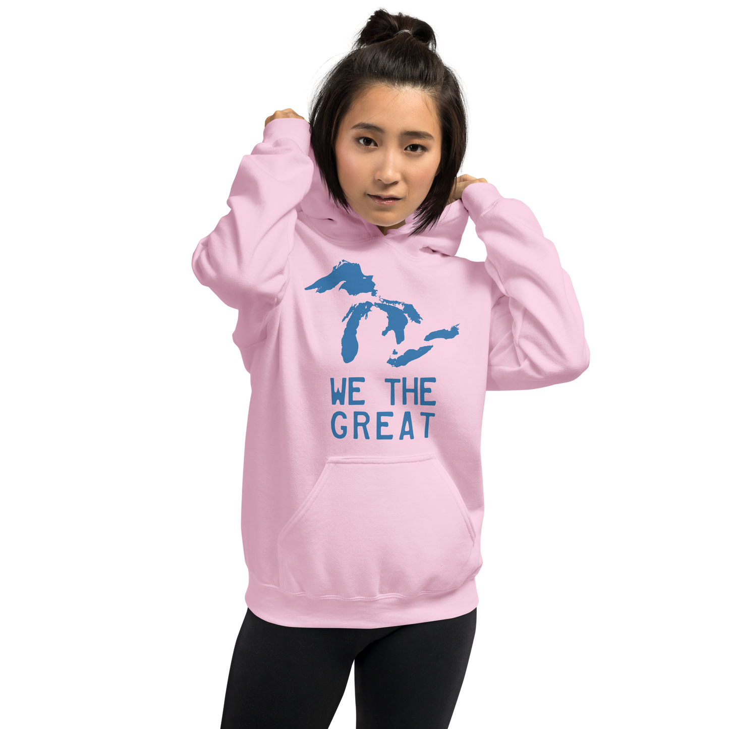 Great Lakes 'We the Great' Hoodie (Superior Blue) | Unisex Standard