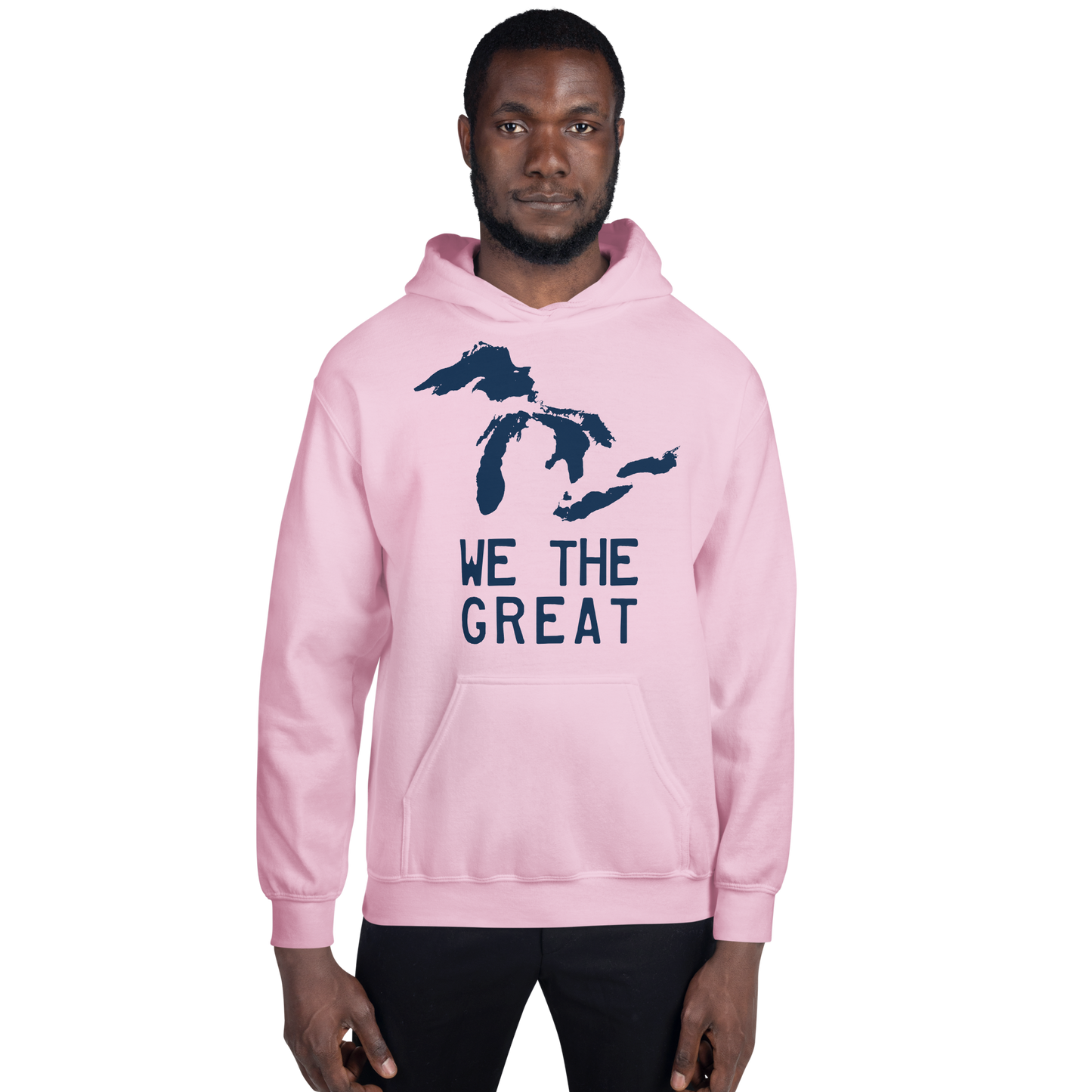 Great Lakes 'We the Great' Hoodie (Navy) | Unisex Standard