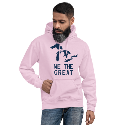 Great Lakes 'We the Great' Hoodie (Navy) | Unisex Standard