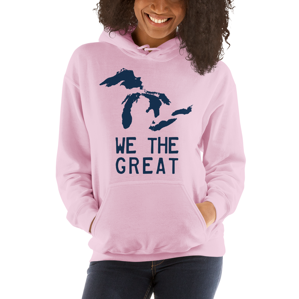 Great Lakes 'We the Great' Hoodie (Navy) | Unisex Standard