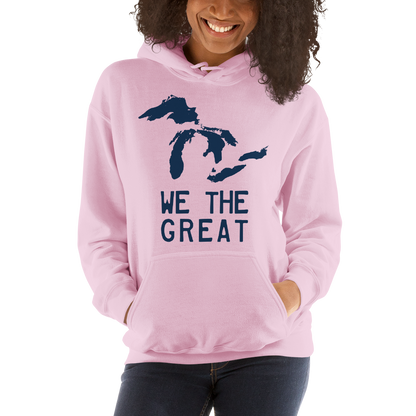 Great Lakes 'We the Great' Hoodie (Navy) | Unisex Standard