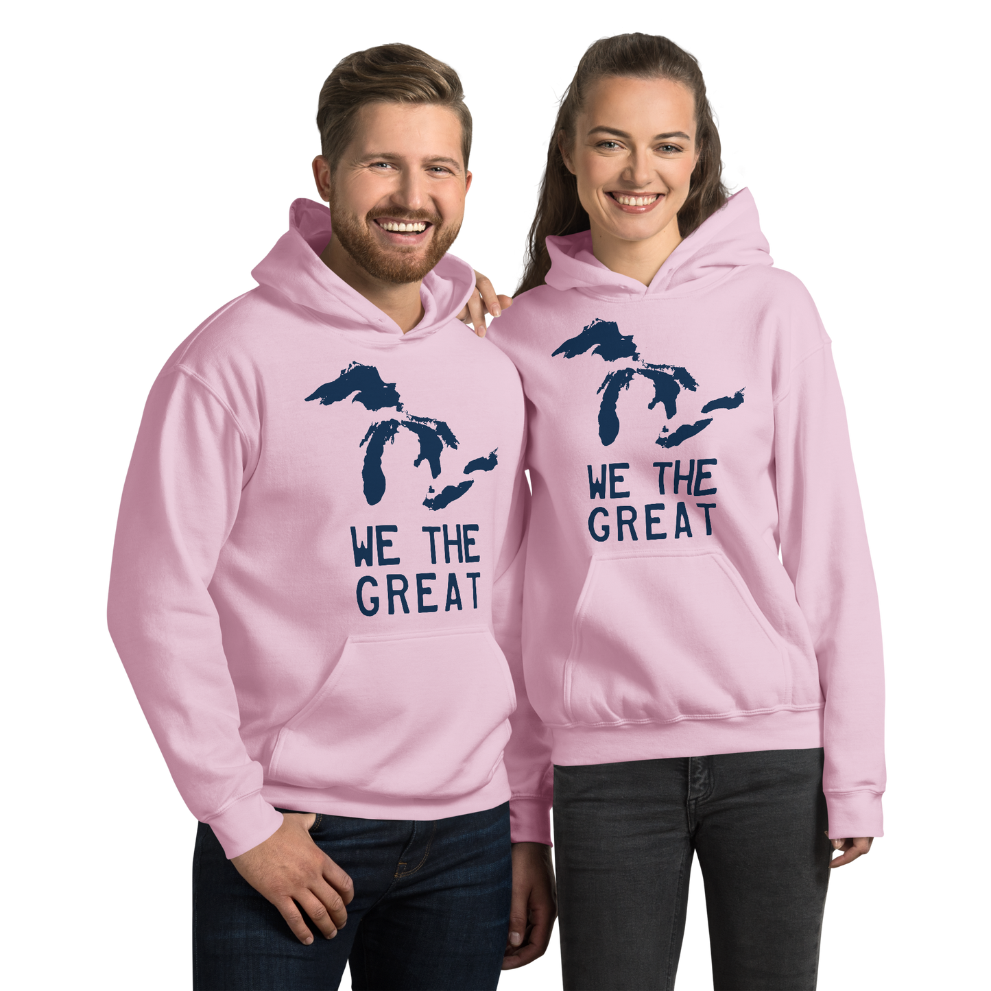 Great Lakes 'We the Great' Hoodie (Navy) | Unisex Standard