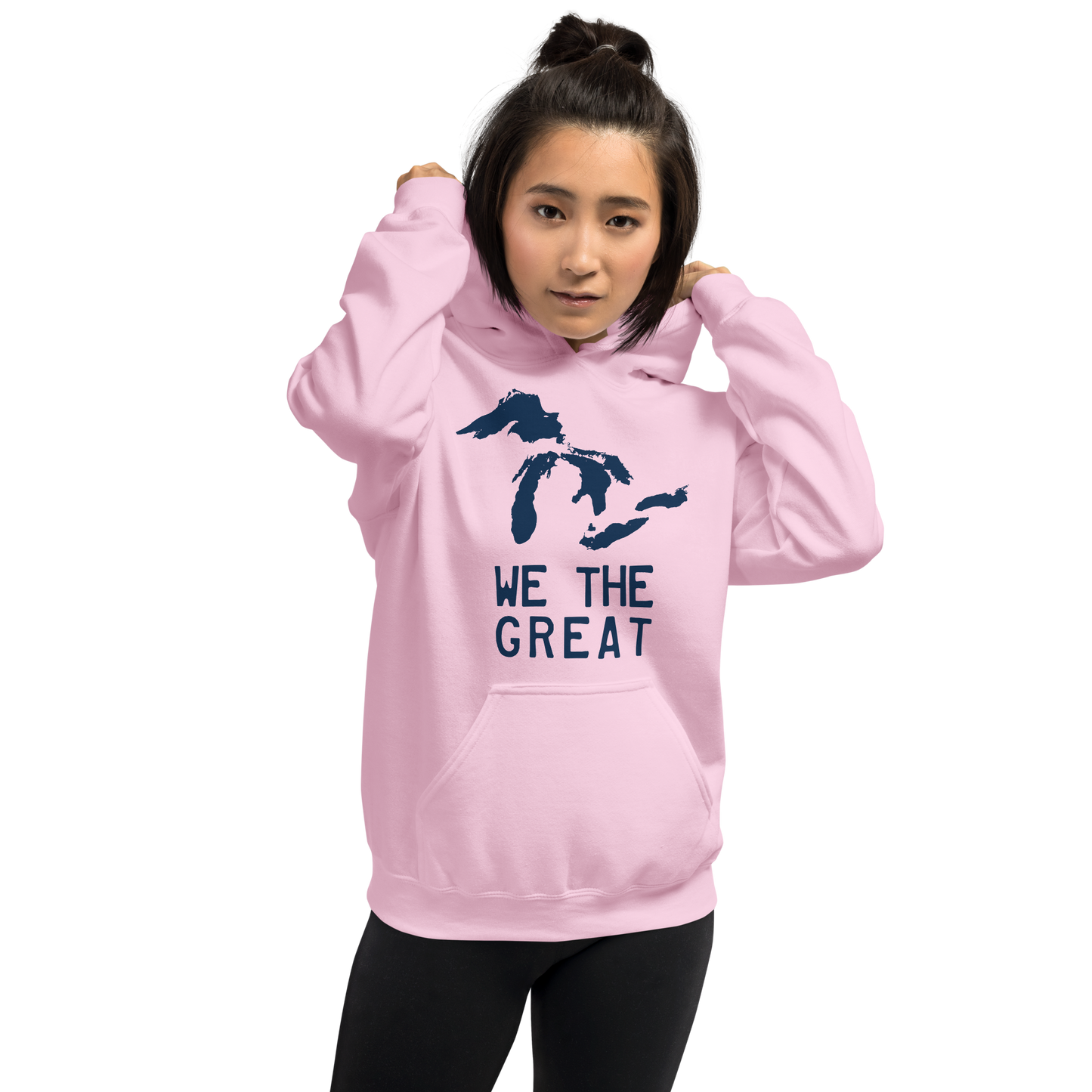 Great Lakes 'We the Great' Hoodie (Navy) | Unisex Standard