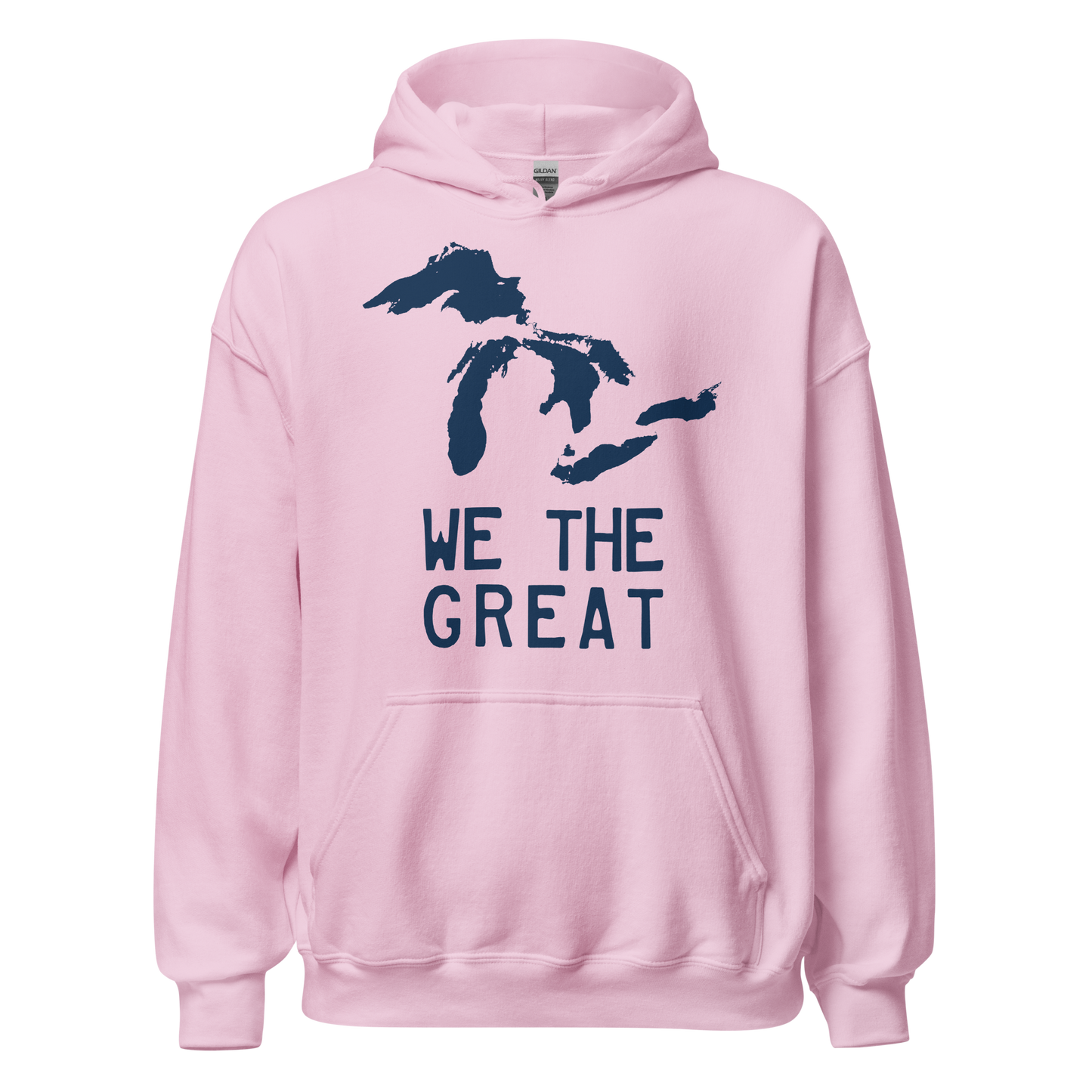 Great Lakes 'We the Great' Hoodie (Navy) | Unisex Standard