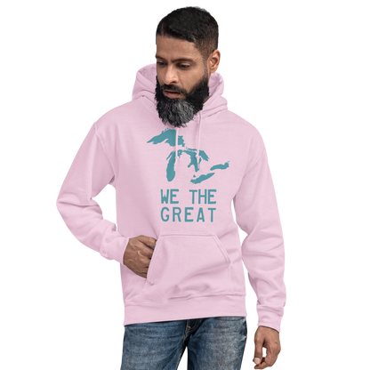 Great Lakes 'We the Great' Hoodie (Huron Blue) | Unisex Standard