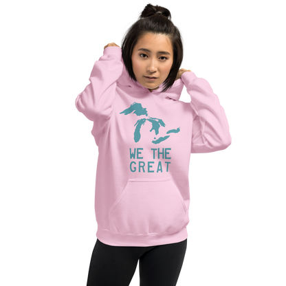 Great Lakes 'We the Great' Hoodie (Huron Blue) | Unisex Standard