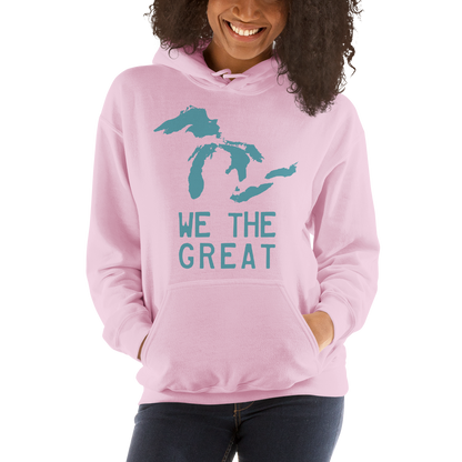 Great Lakes 'We the Great' Hoodie (Huron Blue) | Unisex Standard