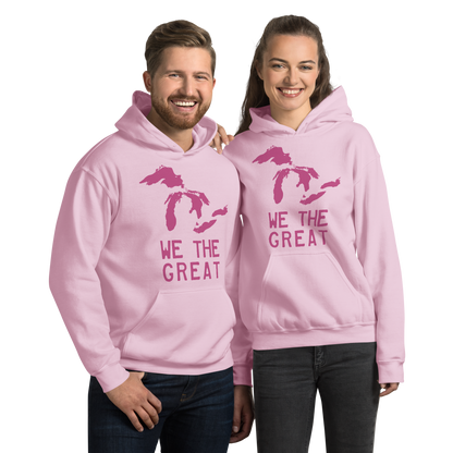 Great Lakes 'We the Great' Hoodie (Apple Blossom Pink) | Unisex Standard