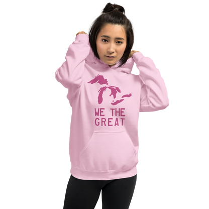 Great Lakes 'We the Great' Hoodie (Apple Blossom Pink) | Unisex Standard