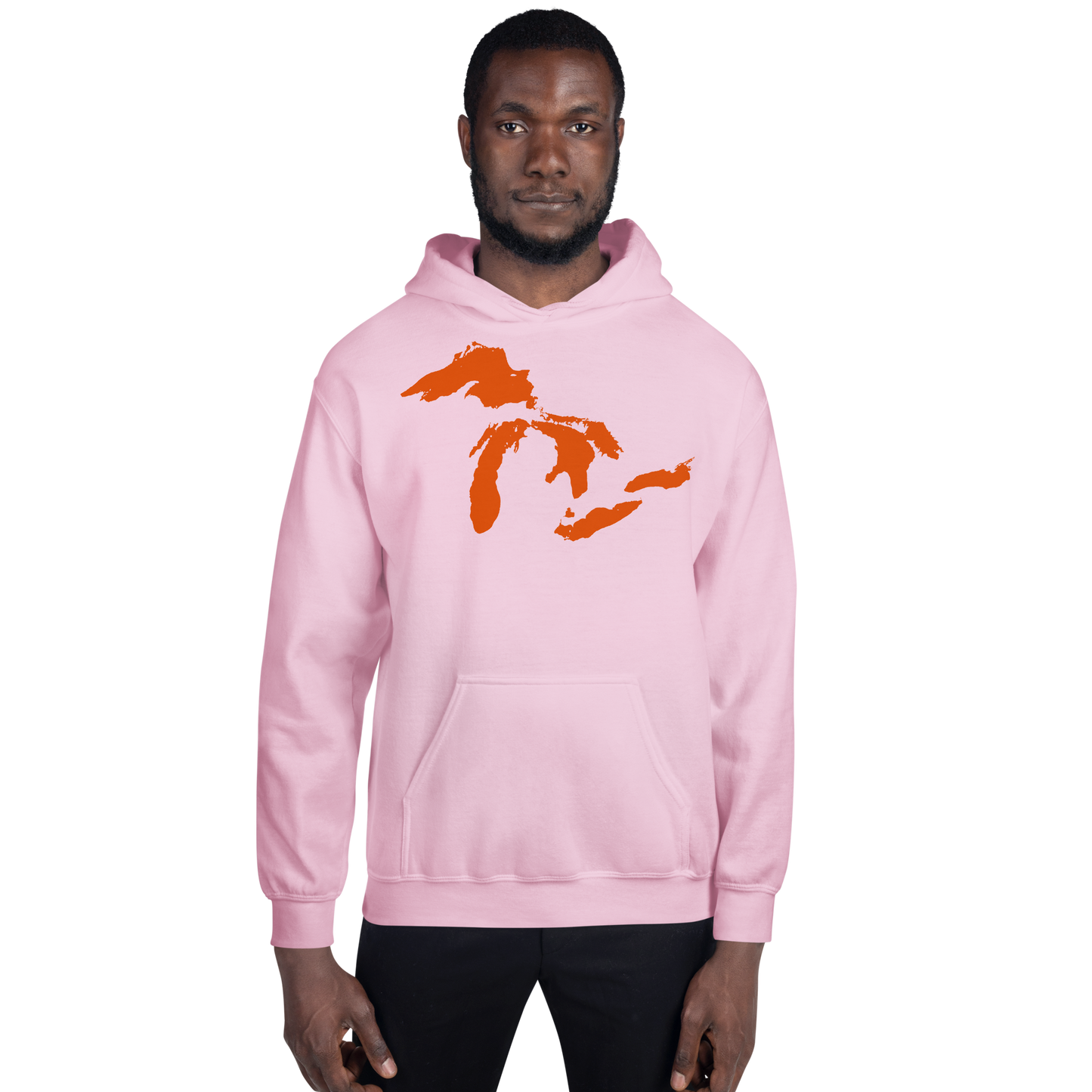 Great Lakes Hoodie (Maple Leaf Orange) | Unisex Standard