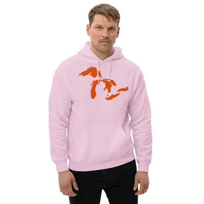 Great Lakes Hoodie (Maple Leaf Orange) | Unisex Standard