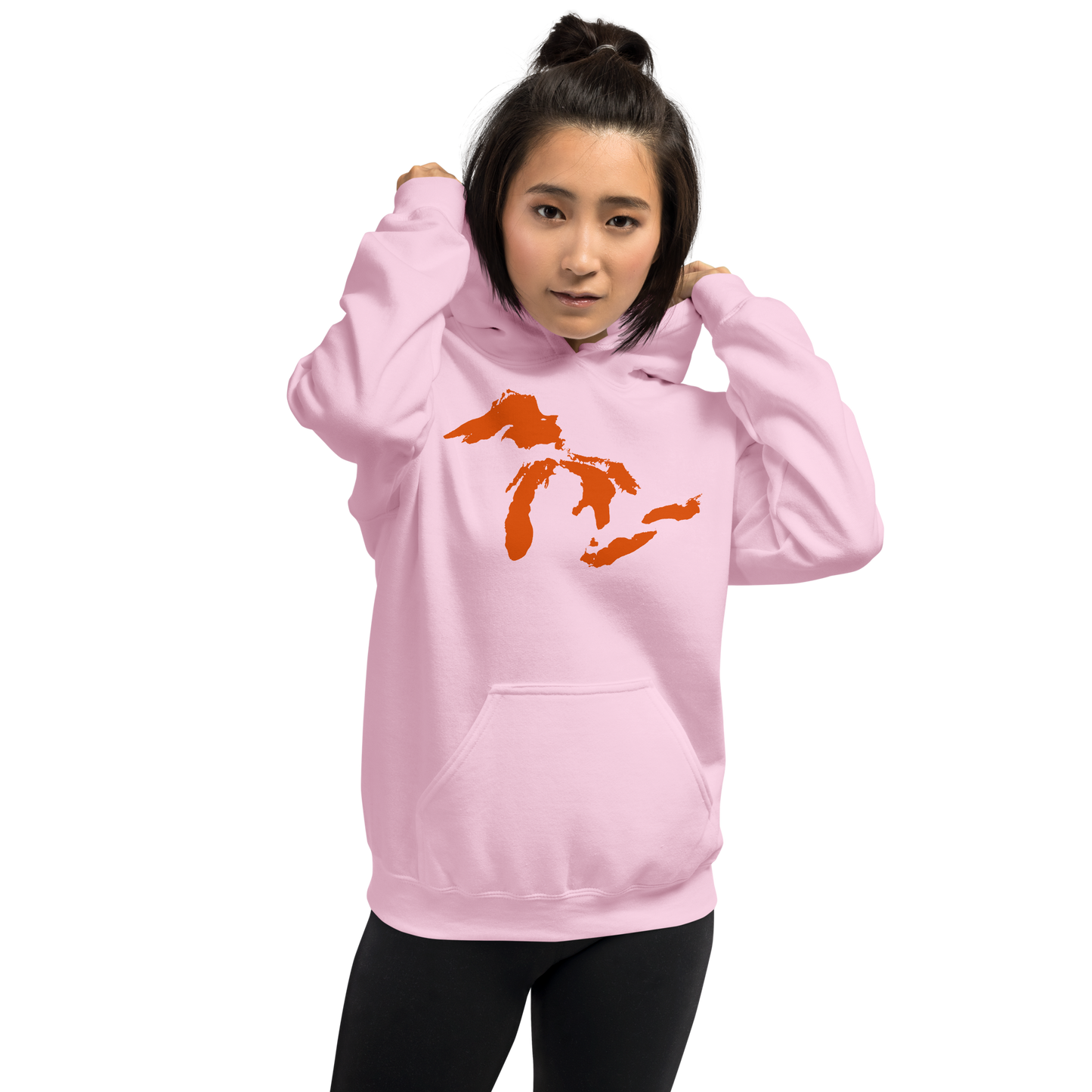 Great Lakes Hoodie (Maple Leaf Orange) | Unisex Standard