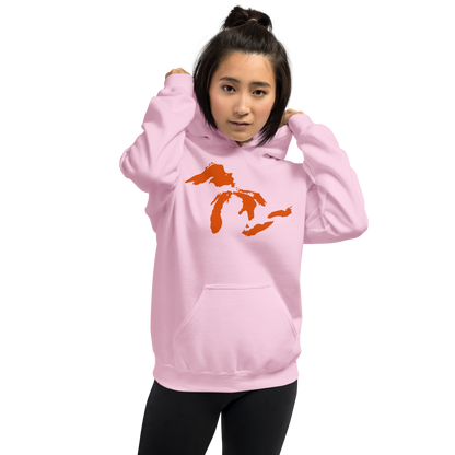 Great Lakes Hoodie (Maple Leaf Orange) | Unisex Standard