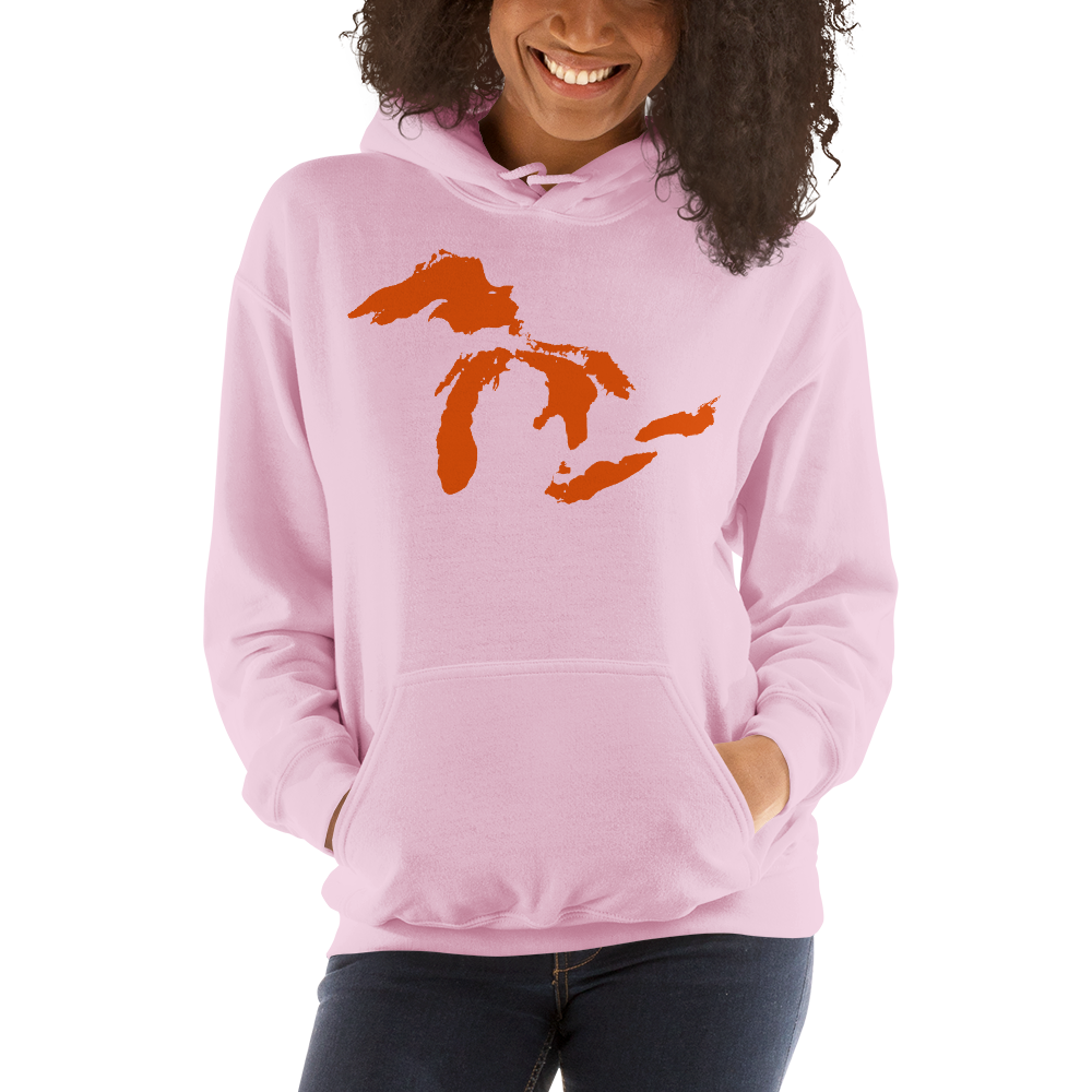 Great Lakes Hoodie (Maple Leaf Orange) | Unisex Standard