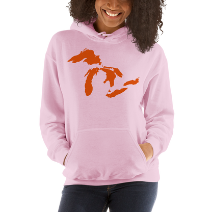 Great Lakes Hoodie (Maple Leaf Orange) | Unisex Standard