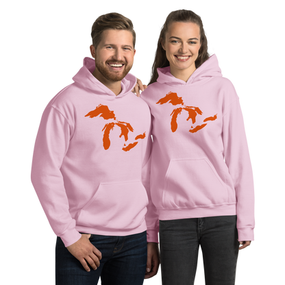 Great Lakes Hoodie (Maple Leaf Orange) | Unisex Standard