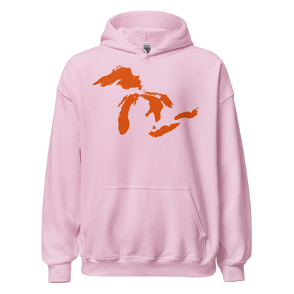 Great Lakes Hoodie (Maple Leaf Orange) | Unisex Standard