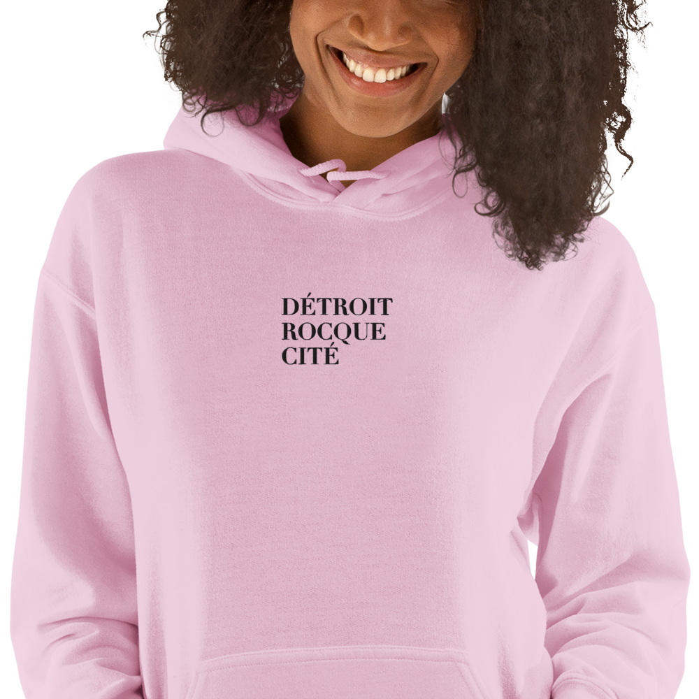 'Détroit Rocque Cité' Hoodie | Unisex Standard - Emb.