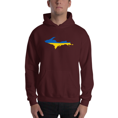 Michigan Upper Peninsula Hoodie (w/ UP Ukraine Outline) | Unisex Standard