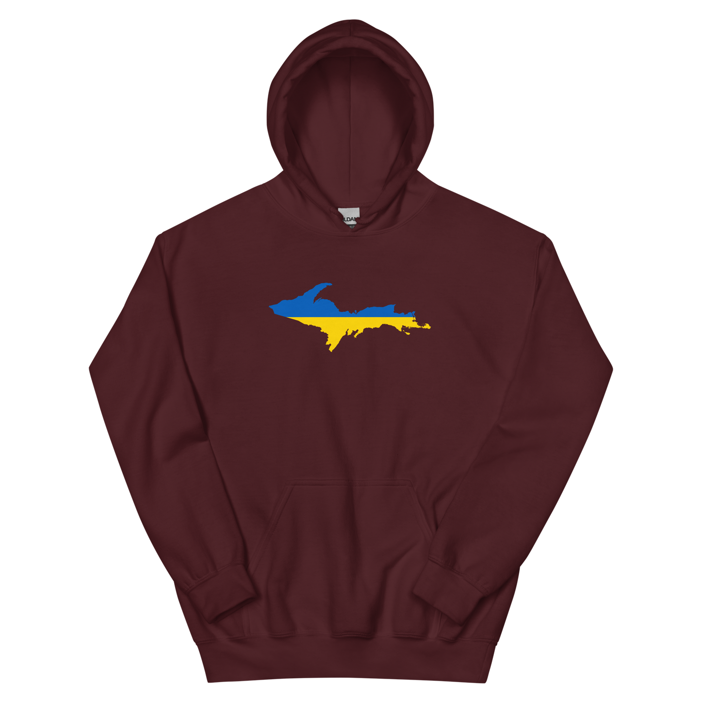 Michigan Upper Peninsula Hoodie (w/ UP Ukraine Outline) | Unisex Standard