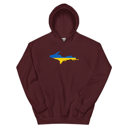 Michigan Upper Peninsula Hoodie (w/ UP Ukraine Outline) | Unisex Standard