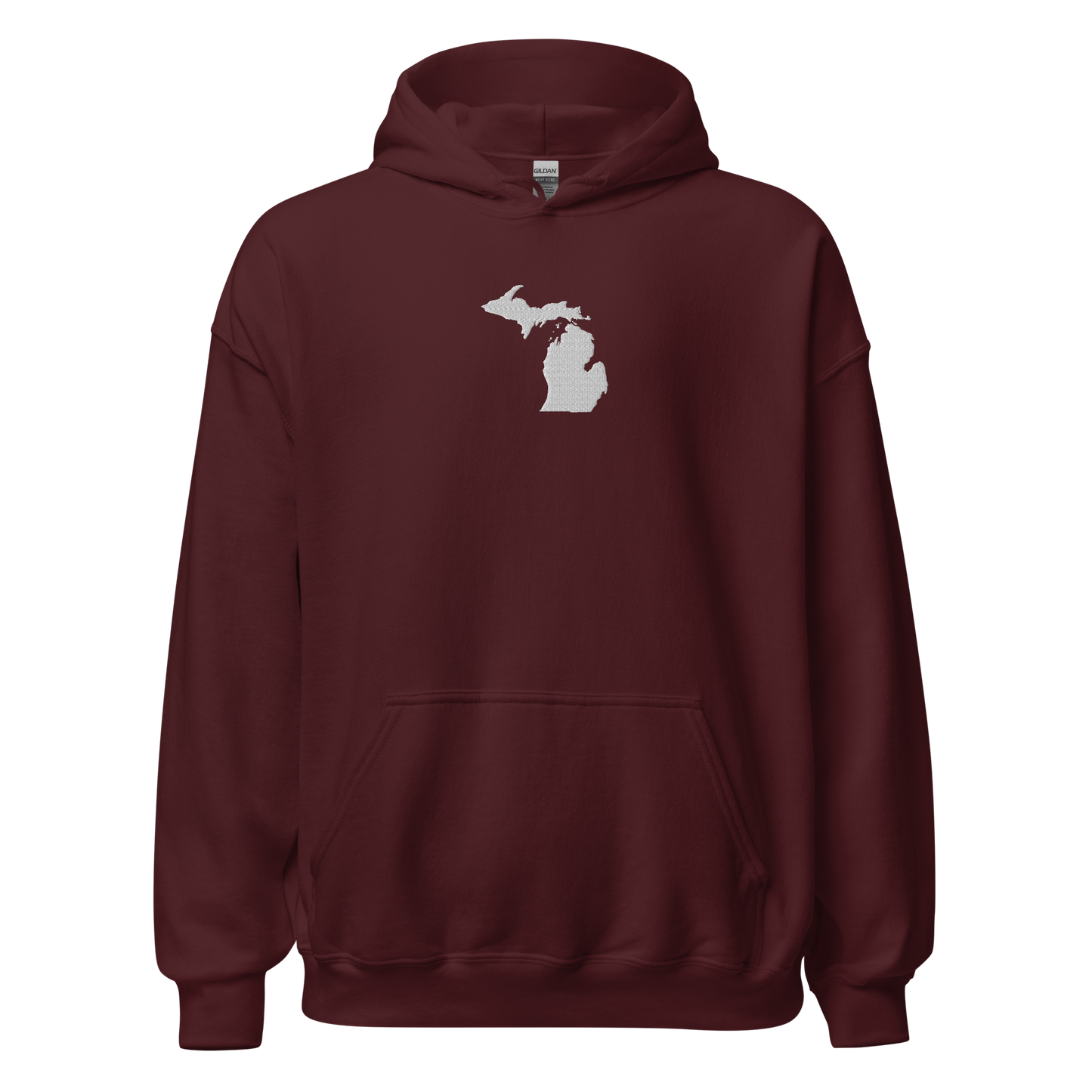 Michigan Hoodie (w/ MI Outline) | Unisex Standard - Emb.