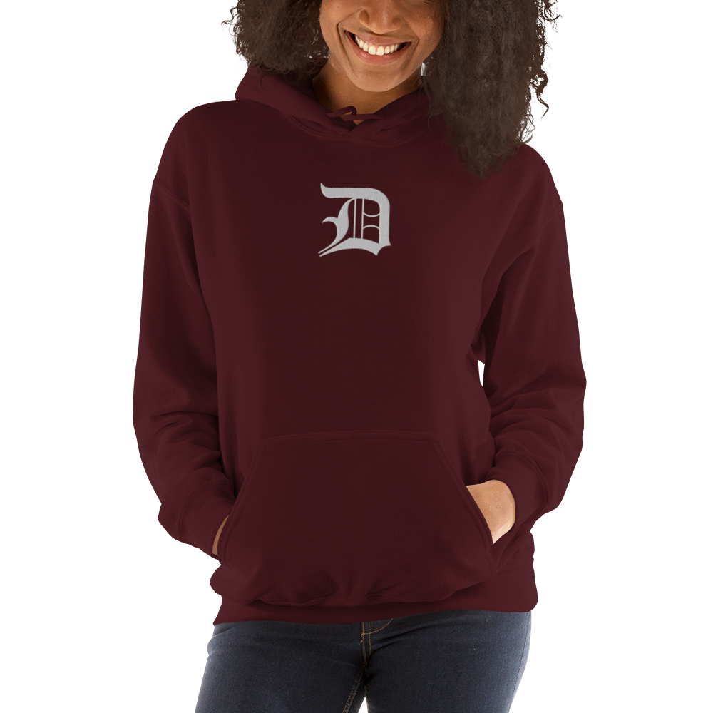 Detroit 'Old English D' Hoodie | Unisex Standard - Emb.