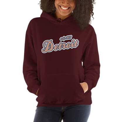 'Detroit EST. 1701' Hoodie (Copper Script Font) | Unisex Standard