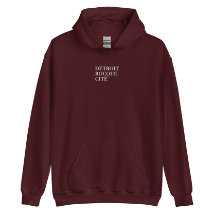 'Détroit Rocque Cité' Hoodie | Unisex Standard - Emb.