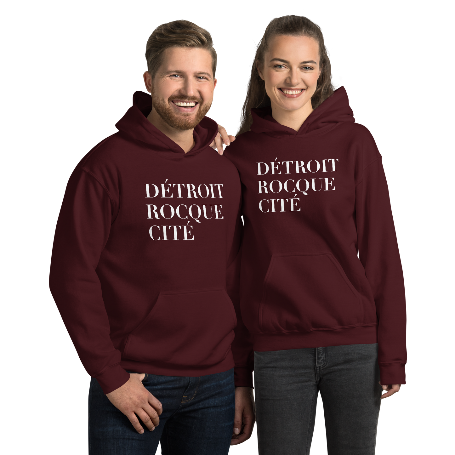'Détroit Rocque Cité' Hoodie | Unisex Standard