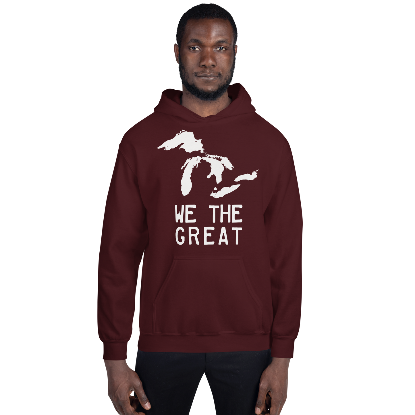 Great Lakes 'We The Great' Hoodie (Birch Bark White) | Unisex Standard