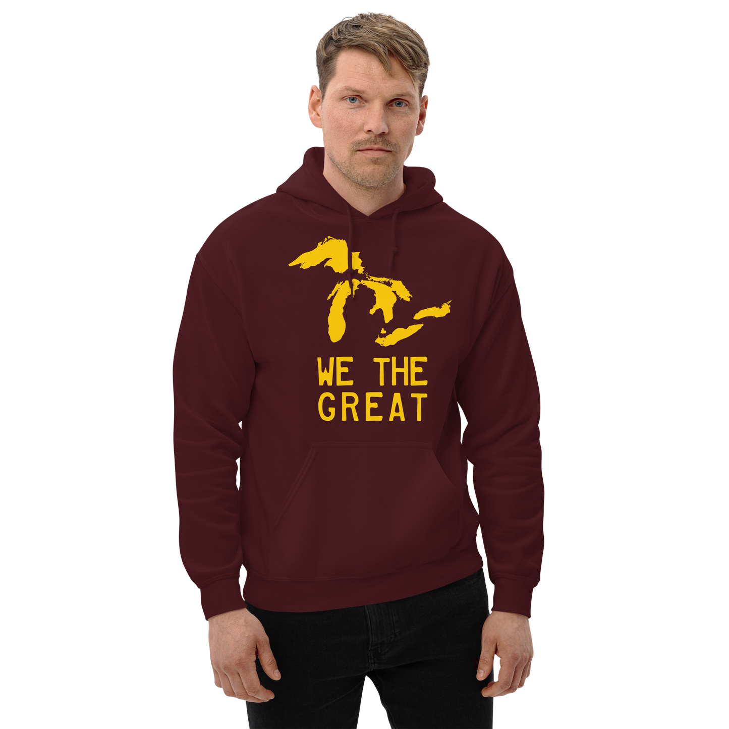 Great Lakes 'We the Great' Hoodie (Gold) | Unisex Standard