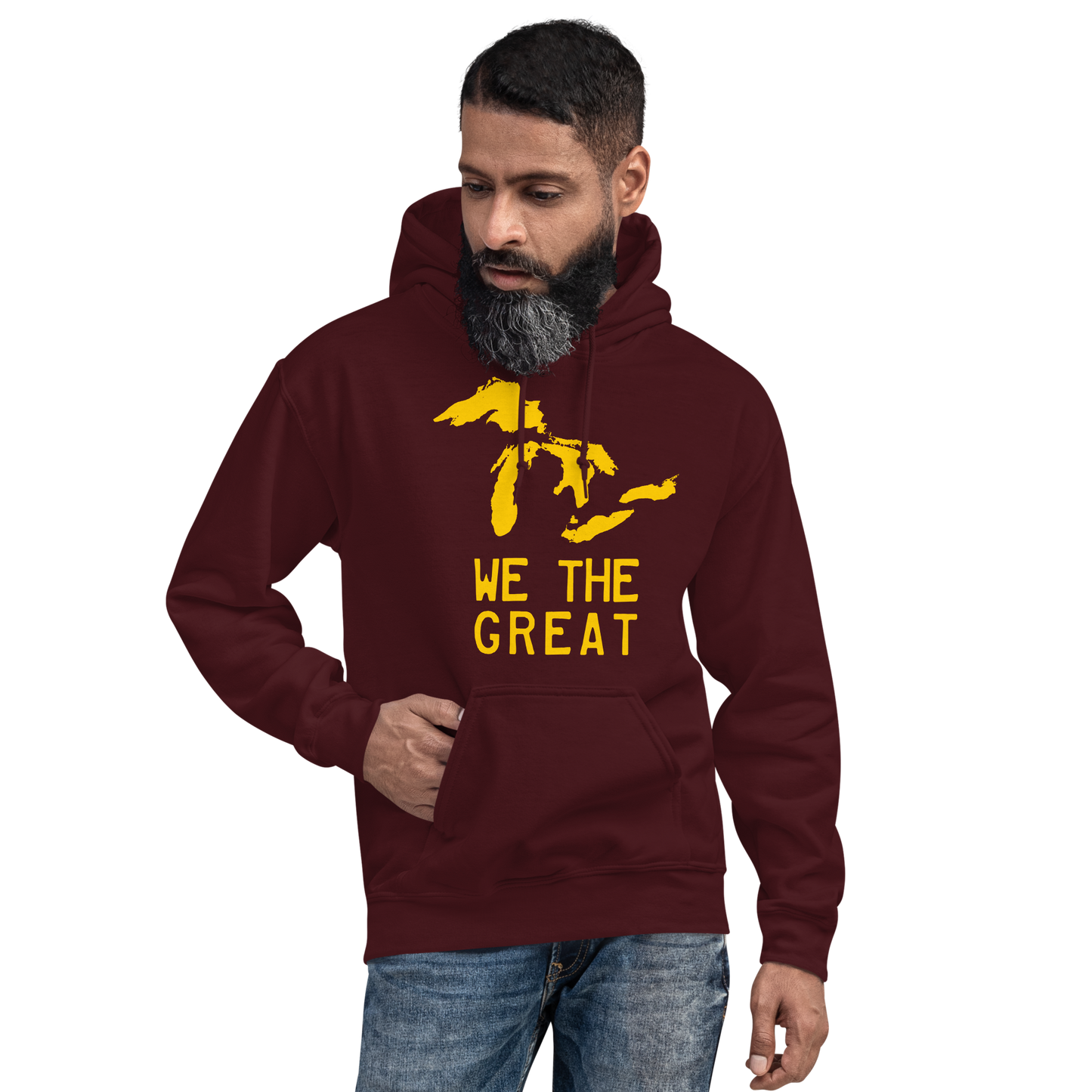 Great Lakes 'We the Great' Hoodie (Gold) | Unisex Standard