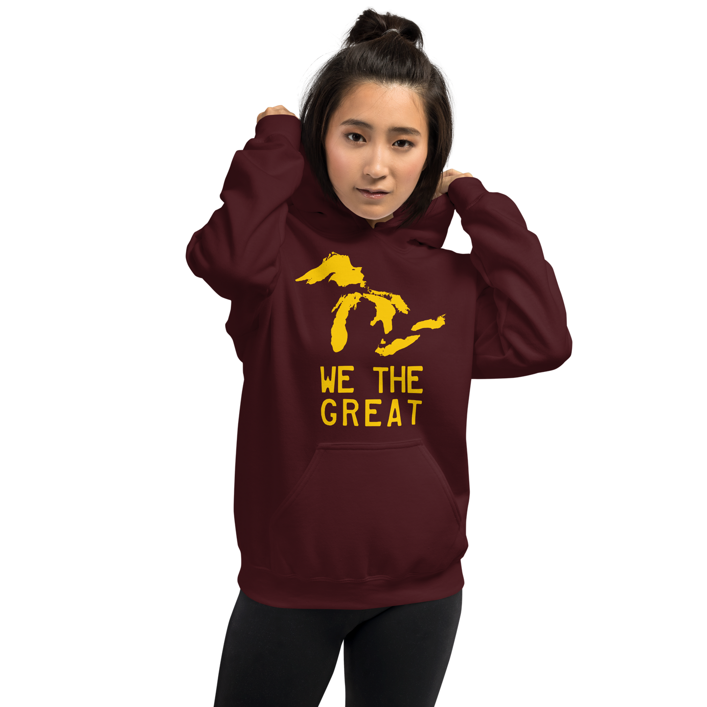 Great Lakes 'We the Great' Hoodie (Gold) | Unisex Standard