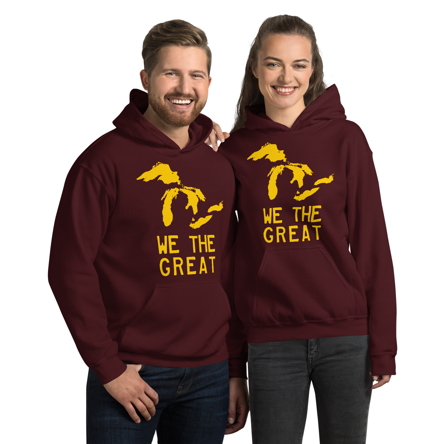 Great Lakes 'We the Great' Hoodie (Gold) | Unisex Standard