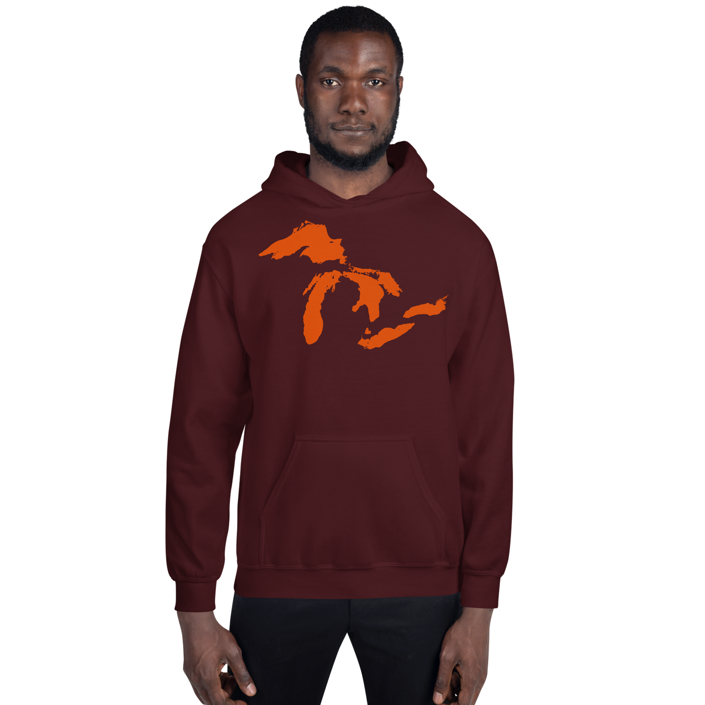 Great Lakes Hoodie (Maple Leaf Orange) | Unisex Standard